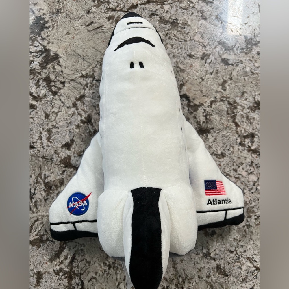 NASA Atlantis shuttle pillow